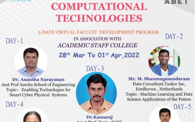 Advancements in Computational Technologies Advancements in Computational Technologies