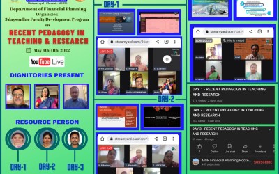 The Department of Financial Planning organized 3 days online FDP from 9th-11th May, 2022 The Department of Financial Planning organized 3 days online FDP from 9th-11th May, 2022