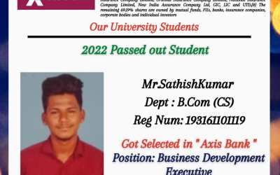 Placement of 2022 passed out student in Axis Bank. Placement of 2022 passed out student in Axis Bank.