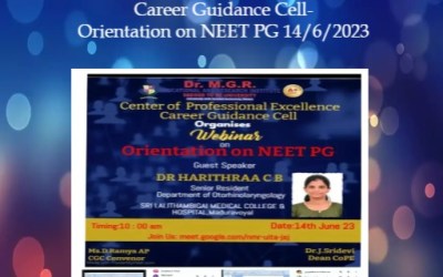 Webinar “Orientation On NEET PG” Webinar “Orientation On NEET PG”