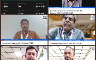 இளங்கலை மற்றும் முதுநிலை முதலாமாண்டு மானுடவியல் மற்றும் அறிவியல் மாணவர்களுக்கு அறிமுக பயிற்சி நிகழ்ச்சி இளங்கலை மற்றும் முதுநிலை முதலாமாண்டு மானுடவியல் மற்றும் அறிவியல் மாணவர்களுக்கு அறிமுக பயிற்சி நிகழ்ச்சி