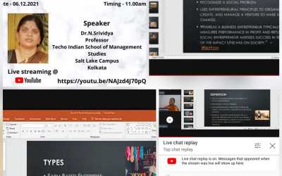 Report on Webinar on Social and Rural Entrepreneurship Report on Webinar on Social and Rural Entrepreneurship