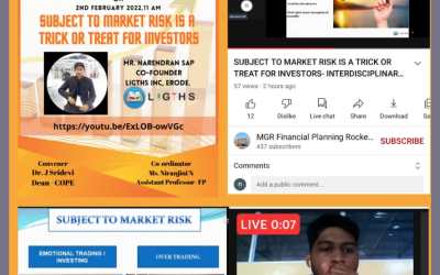 Report on Webinar, “Subject to Market Risk is a Trick or Treat for Investors.” Report on Webinar, “Subject to Market Risk is a Trick or Treat for Investors.”