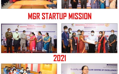 Dr. MGR Startup Mission 2021 Program Dr. MGR Startup Mission 2021 Program