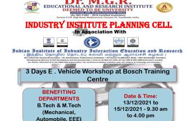 3-Days E-Vehicle Workshop at Bosch Training Centre 3-Days E-Vehicle Workshop at Bosch Training Centre