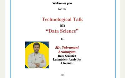 Technology Talk on Data Science Technology Talk on Data Science