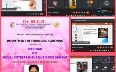 Webinar on SOCIAL ENTREPRENEURSHIP DEVELOPMENT Webinar on SOCIAL ENTREPRENEURSHIP DEVELOPMENT