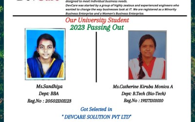 Placement for 2023 Passing Out Students in Devcare Solution PVT LTD Placement for 2023 Passing Out Students in Devcare Solution PVT LTD