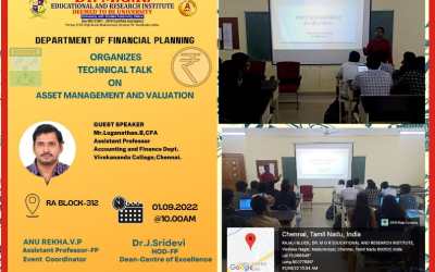 Event of Technical Talk on Asset Management and Valuation. Event of Technical Talk on Asset Management and Valuation.