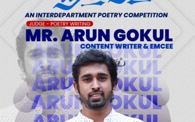 Mr. Arun Gokul – Judge of Nandri’22 Mr. Arun Gokul – Judge of Nandri’22