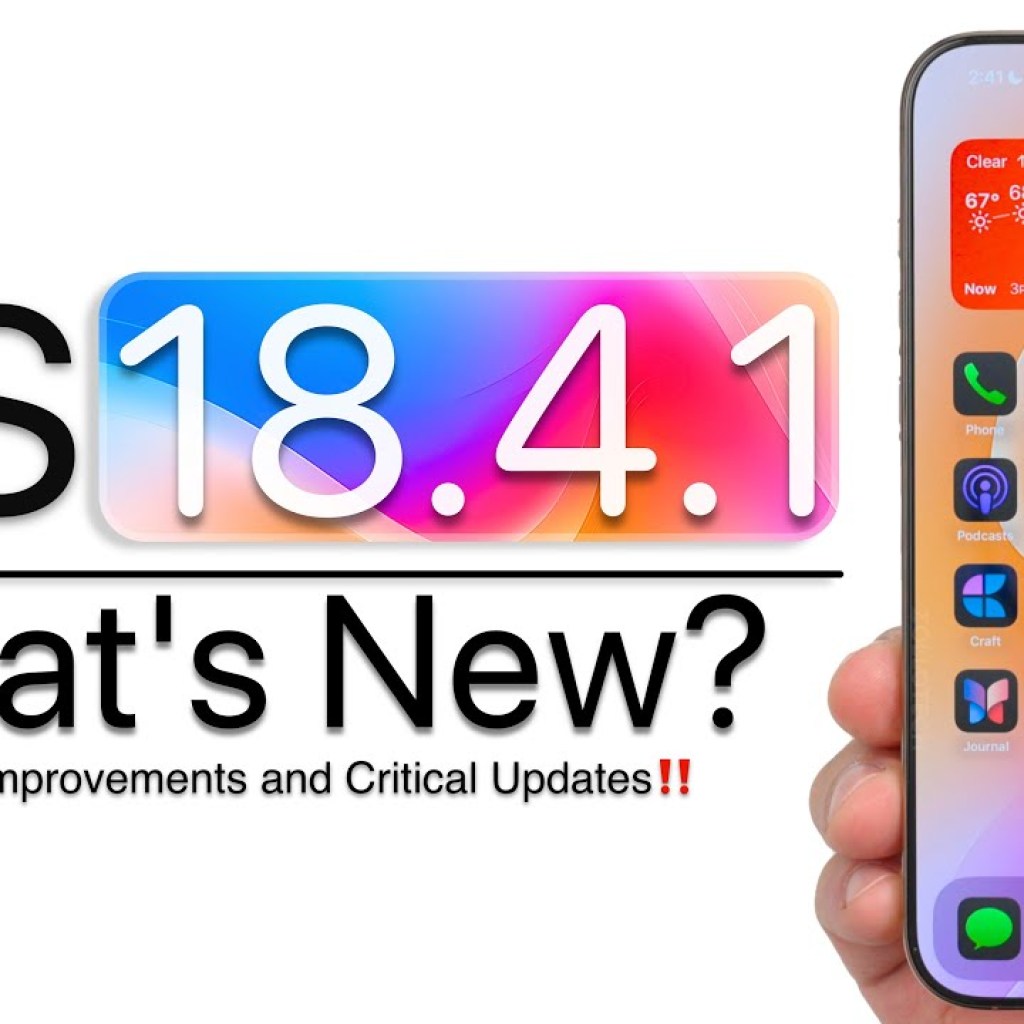 Apple iOS 18.4.1 Update: Complete Guide to Features, Fixes & Installation Apple iOS 18.4.1 Update: Complete Guide to Features, Fixes & Installation