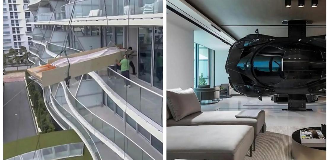 Pagani Zonda Revolucion Becomes Stunning Room Divider in Miami Condo Pagani Zonda Revolucion Becomes Stunning Room Divider in Miami Condo