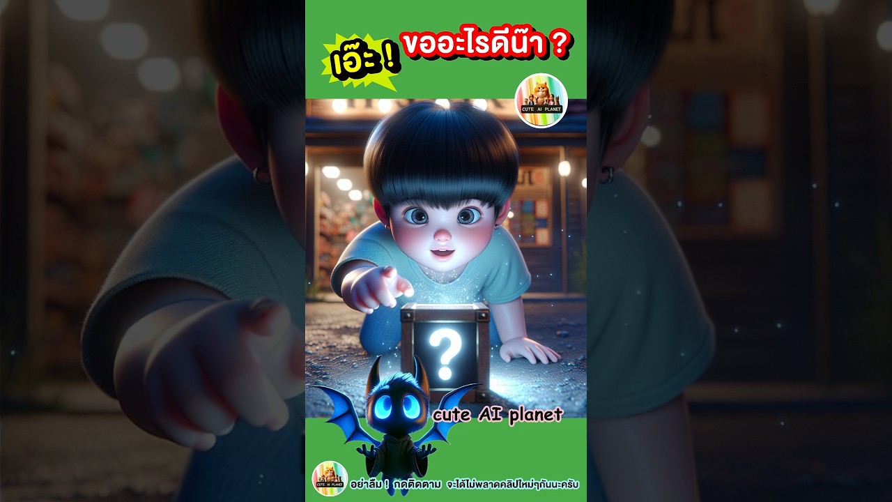 ขออะไรดี? เมื่อเปิด กล่องสุ่ม แล้วขอพรได้3ข้อ | #cuteAIplanet #การ์ตูน #ตลก #น่ารัก #shorts ขออะไรดี? เมื่อเปิด กล่องสุ่ม แล้วขอพรได้3ข้อ | #cuteAIplanet #การ์ตูน #ตลก #น่ารัก #shorts