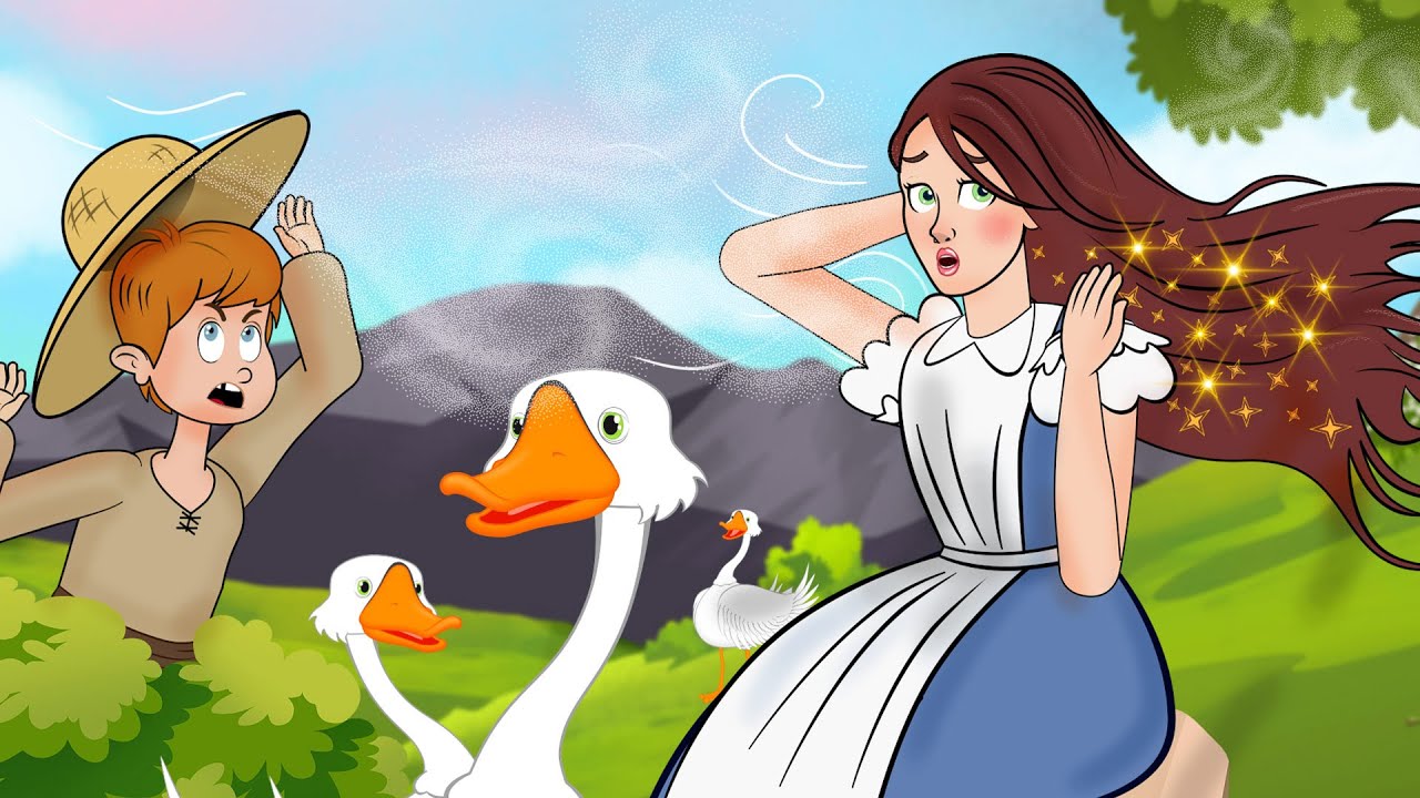 สาวห่าน + หนูน้อยหมวกแดง | การ์ตูน – นิทานก่อนนอนสำหรับเด็ก สาวห่าน + หนูน้อยหมวกแดง | การ์ตูน – นิทานก่อนนอนสำหรับเด็ก