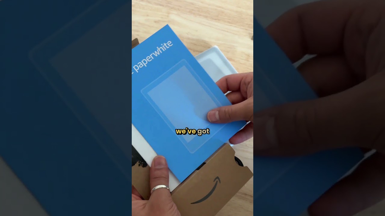 Unboxing the New Kindle Paperwhite Gen 12 – What’s New? #shorts Unboxing the New Kindle Paperwhite Gen 12 – What’s New? #shorts