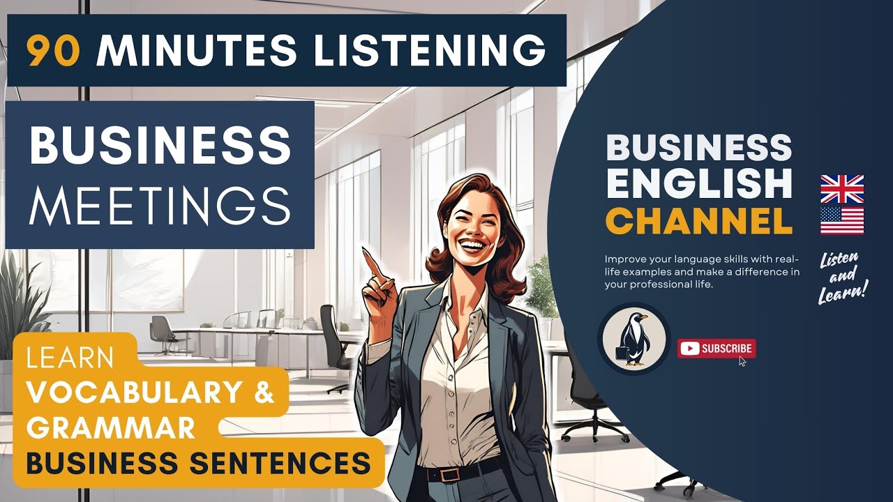 English at Work: Meeting Phrases | Conversation Listening English at Work: Meeting Phrases | Conversation Listening