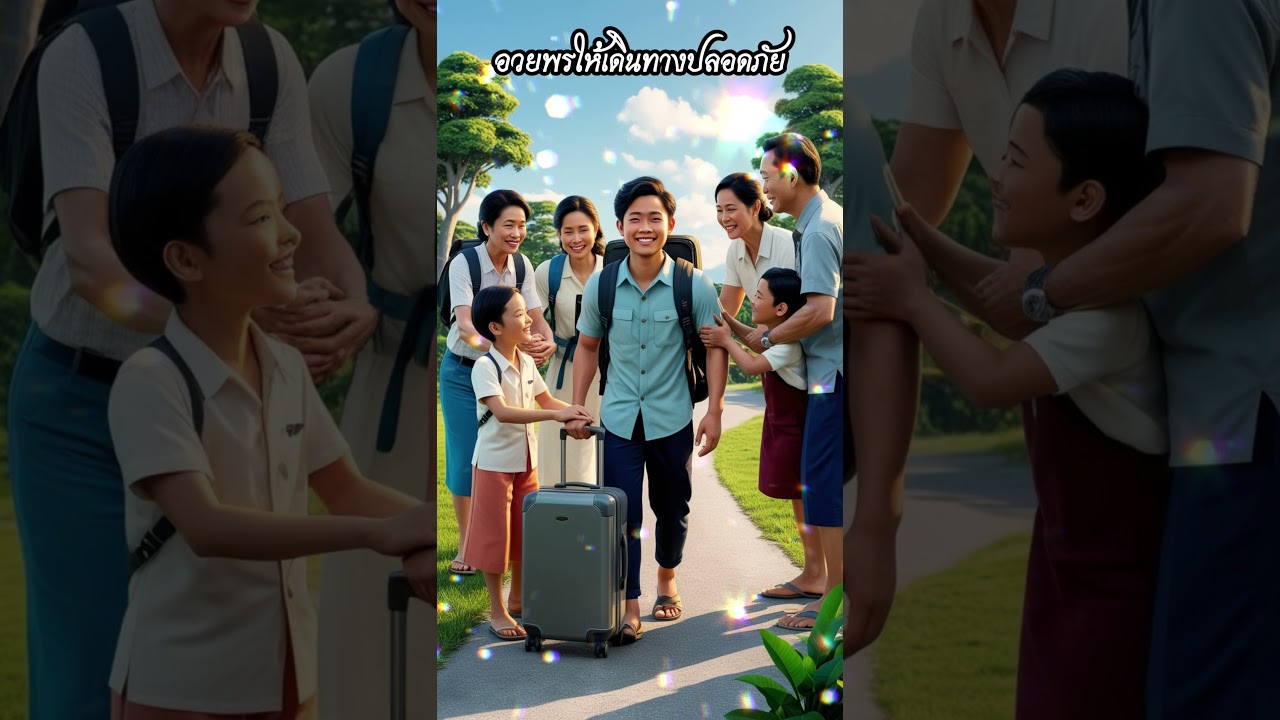 รับคำอวยพรให้เดินทางปลอดภัย #คำอวยพร รับคำอวยพรให้เดินทางปลอดภัย #คำอวยพร