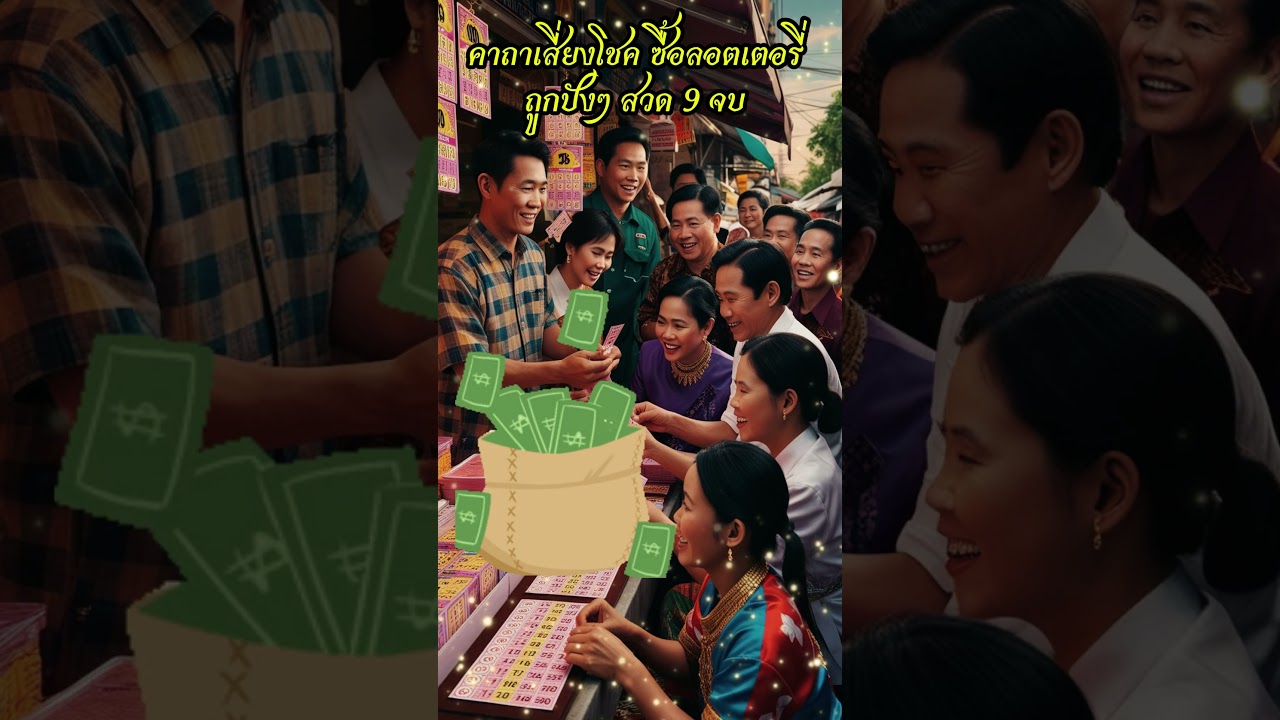 คาถาเสี่ยงโชค ซื้อลอตเตอรี่ ถูกปังๆ สวด 9 จบ  #คาถา คาถาเสี่ยงโชค ซื้อลอตเตอรี่ ถูกปังๆ สวด 9 จบ  #คาถา