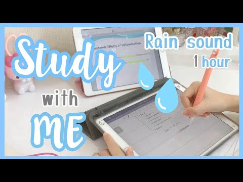 STUDY with ME (with Rain sound) 1 hour #2 | NoteworthyMF STUDY with ME (with Rain sound) 1 hour #2 | NoteworthyMF