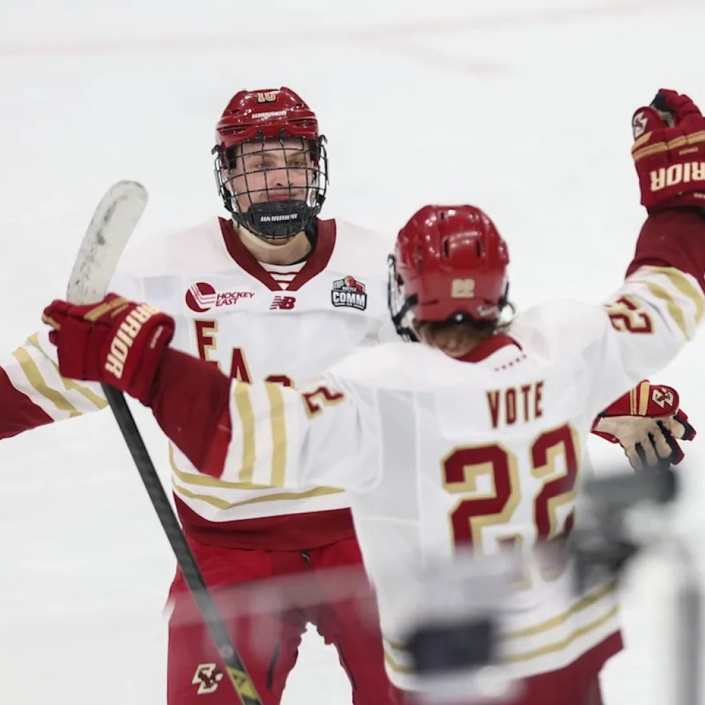 Bruins’ prospect’s hat trick powers Boston College past UConn Bruins’ prospect’s hat trick powers Boston College past UConn