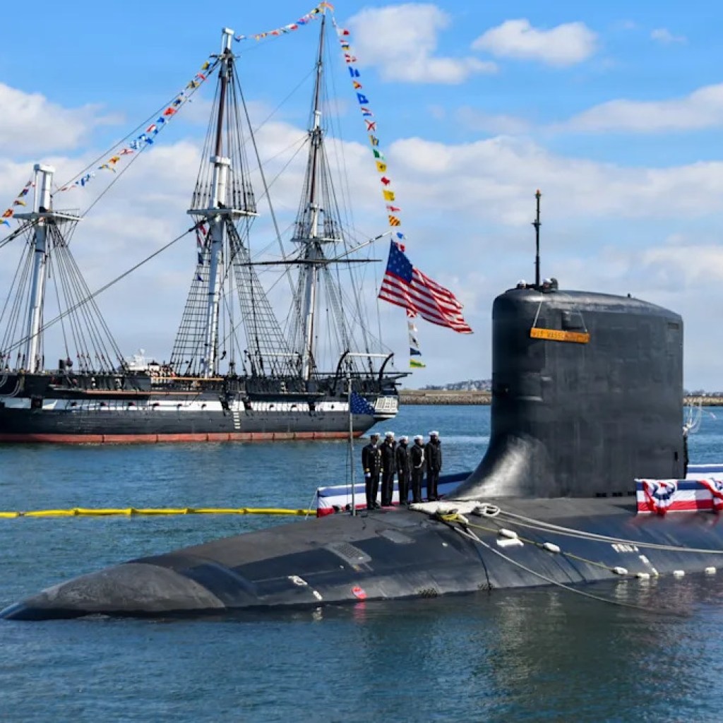 Navy commissions its newest submarine, the USS Massachusetts Navy commissions its newest submarine, the USS Massachusetts
