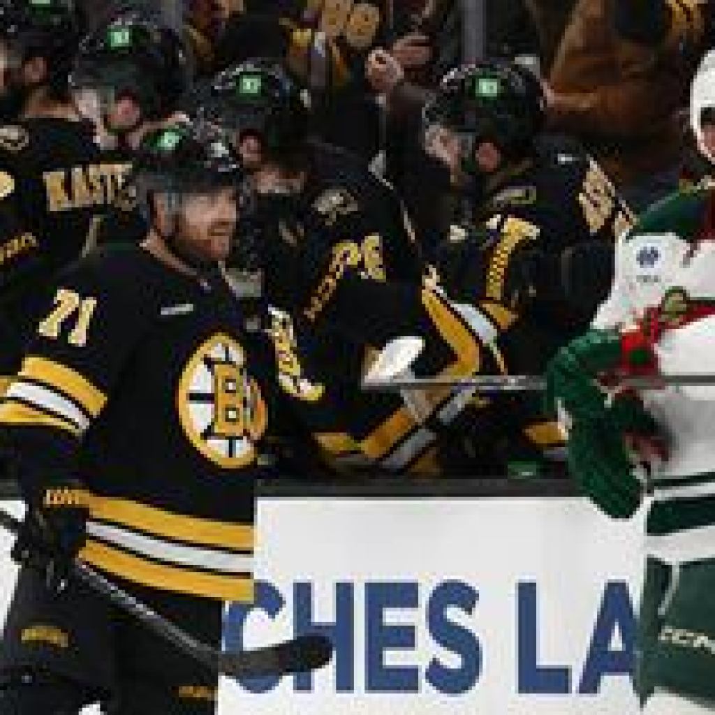 Pavel Zacha scores twice as Bruins beat Minnesota 6-3, spoiling Wild’s chance to clinch playoff spot Pavel Zacha scores twice as Bruins beat Minnesota 6-3, spoiling Wild’s chance to clinch playoff spot