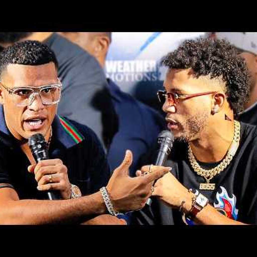 Benavidez Shouts, Shoves Morrell At Heated Face-Off – Boxing News Benavidez Shouts, Shoves Morrell At Heated Face-Off – Boxing News