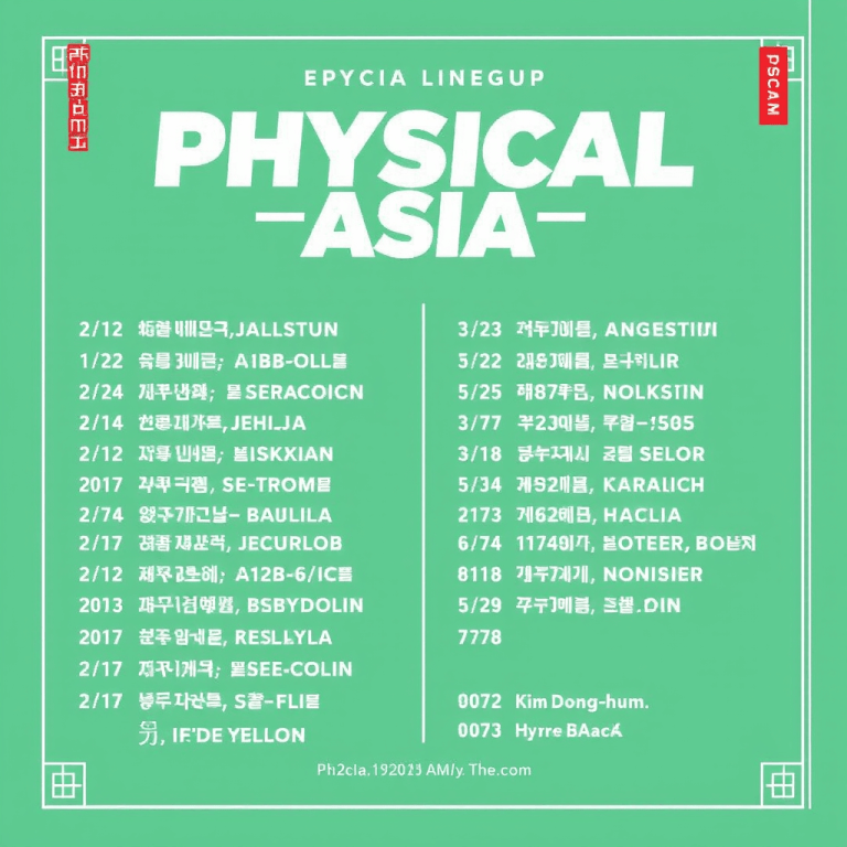 De Pacquiao a Kim Dong-hyun… Line-up histórico do ‘Physical: Ásia’ divulgado! De Pacquiao a Kim Dong-hyun… Line-up histórico do ‘Physical: Ásia’ divulgado!