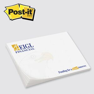 Custom Printed Post-it® Notes (3"x4") 50 Sheets 1