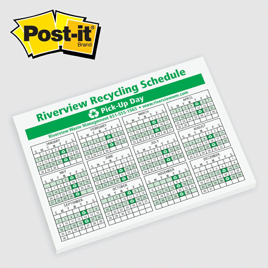 Custom Printed Post-it® Notes (6"x8") 50 Sheets 1