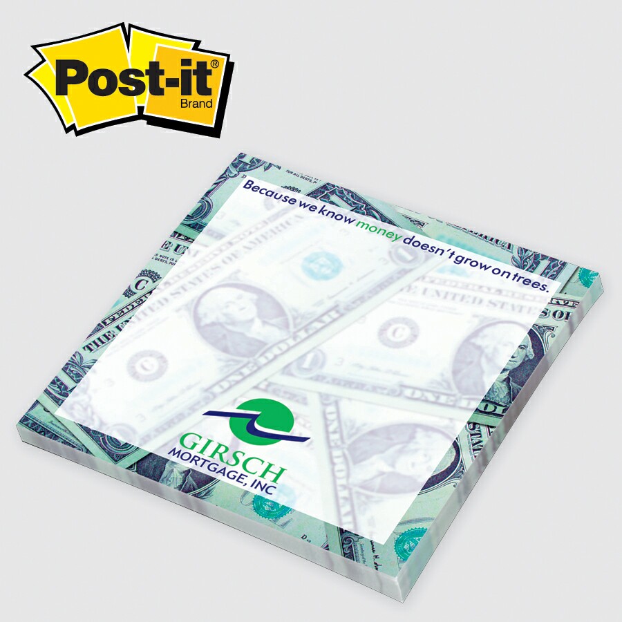 Custom Printed Post-it® Notes (4"x4") 25 Sheets 1