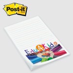 Custom Printed Post-it® Notes (4"x6") 50 Sheets/ 4 Color 1 Custom Printed Post-it® Notes (4"x6") 50 Sheets/ 4 Color 1