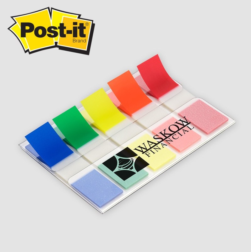 Post-it® Custom Printed 5 Flag Set 1 Post-it® Custom Printed 5 Flag Set 1