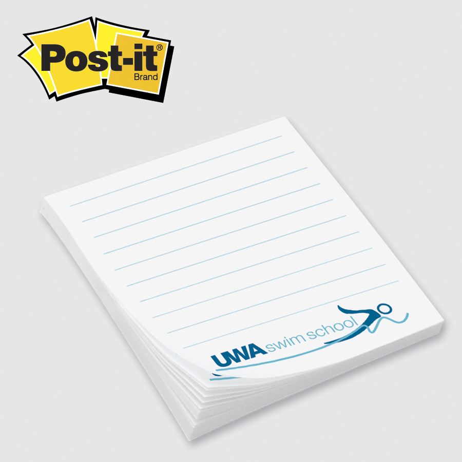 Custom Printed Post-it® Notes (2 3/4"x3") 25 Sheets/ 1 Color 1
