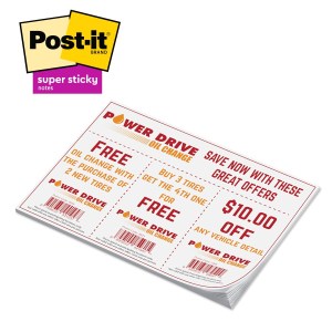 Post-it® Custom Printed Super Sticky Notepad - 6" x 8" 1 Post-it® Custom Printed Super Sticky Notepad - 6" x 8" 1
