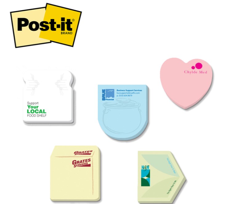Post-it® Custom Printed Notes Shapes — Small - 25 sheet 1