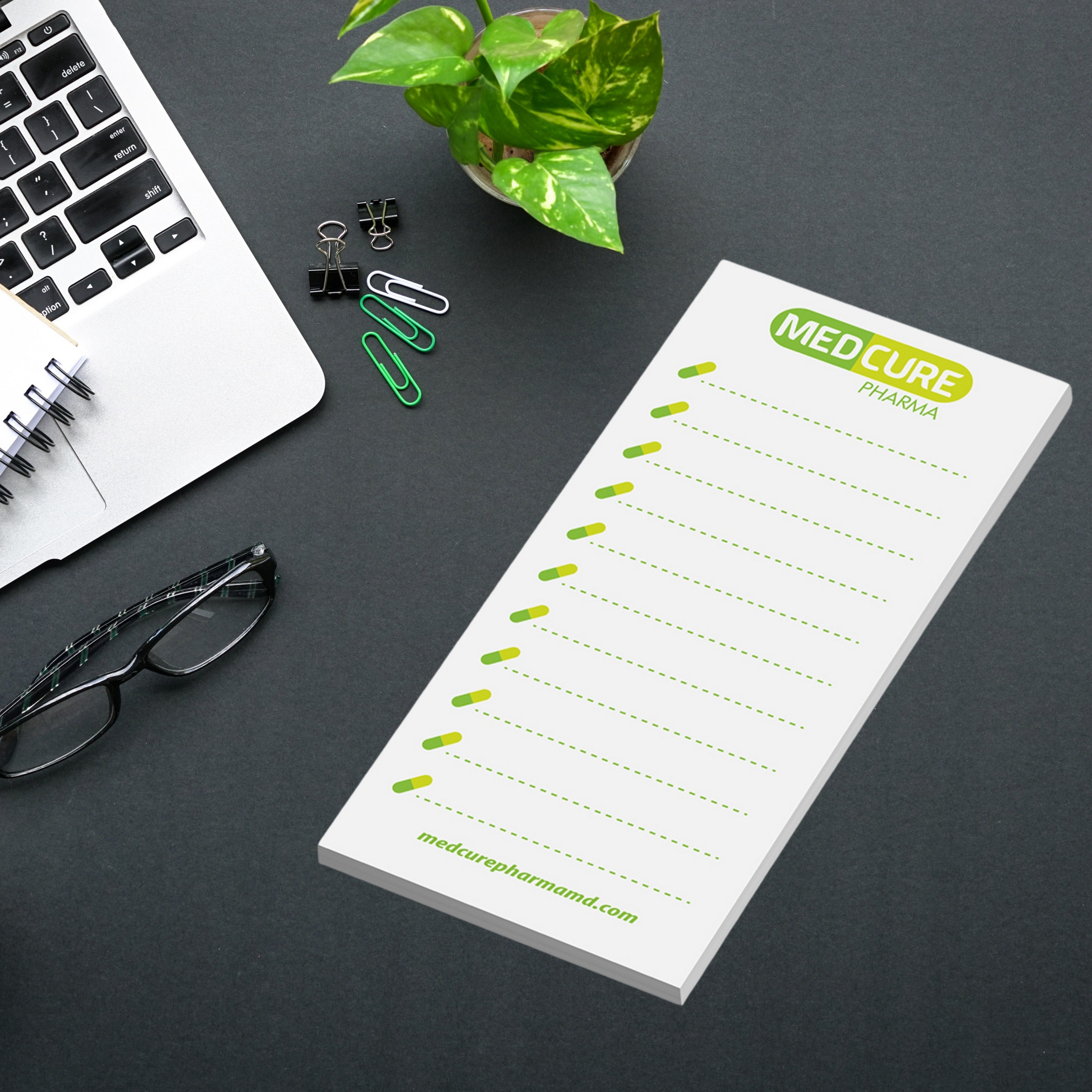 Custom Printed Post-it® Notes (2 3/4"x6") 50 Sheets 1