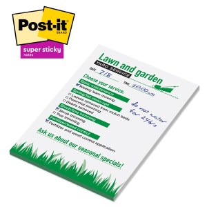 Post-it® Custom Printed Super Sticky Notepad - 4" x 6" 1 Post-it® Custom Printed Super Sticky Notepad - 4" x 6" 1
