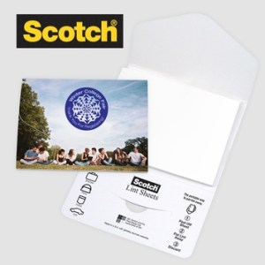 Scotch® Custom Full Graphic Cover Printed Lint Sheets Pocket Pack (3"x4") 1 Scotch® Custom Full Graphic Cover Printed Lint Sheets Pocket Pack (3"x4") 1