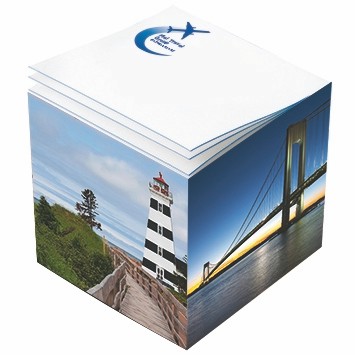 Post-it® Custom Printed Noted Full Cube (3 3/8"x3 3/8"x3 3/8") 1 Post-it® Custom Printed Noted Full Cube (3 3/8"x3 3/8"x3 3/8") 1