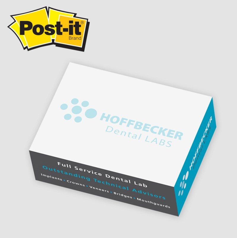 Post-it® Notes Custom Printed Rectangle Half Cube Note Pad (3"x4"x1 3/8") 1 Post-it® Notes Custom Printed Rectangle Half Cube Note Pad (3"x4"x1 3/8") 1