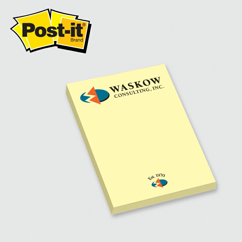 Custom Printed Post-it® Notes (2"x3") 50 Sheets 1