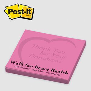 Custom Printed Post-it® Notes (3"x3") 50 Sheets 1 Custom Printed Post-it® Notes (3"x3") 50 Sheets 1