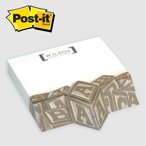 Post-it® Custom Printed Angle Note Pad (4"x3 3/4") 3 to 4 Colors 1 Post-it® Custom Printed Angle Note Pad (4"x3 3/4") 3 to 4 Colors 1