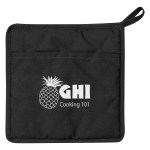 Quilted Cotton Canvas Pot Holder - 9001 BLK Transfer Quilted Cotton Canvas Pot Holder - 9001 BLK Transfer