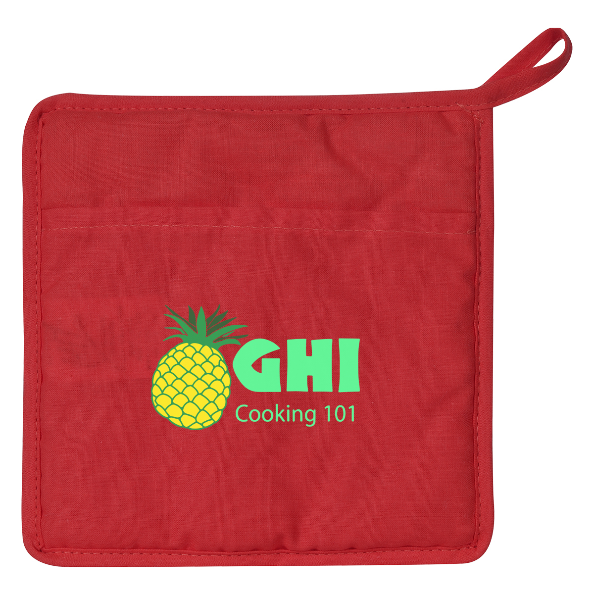 Quilted Cotton Canvas Pot Holder 1