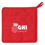 Quilted Cotton Canvas Pot Holder - 9001 RED Transfer Quilted Cotton Canvas Pot Holder - 9001 RED Transfer