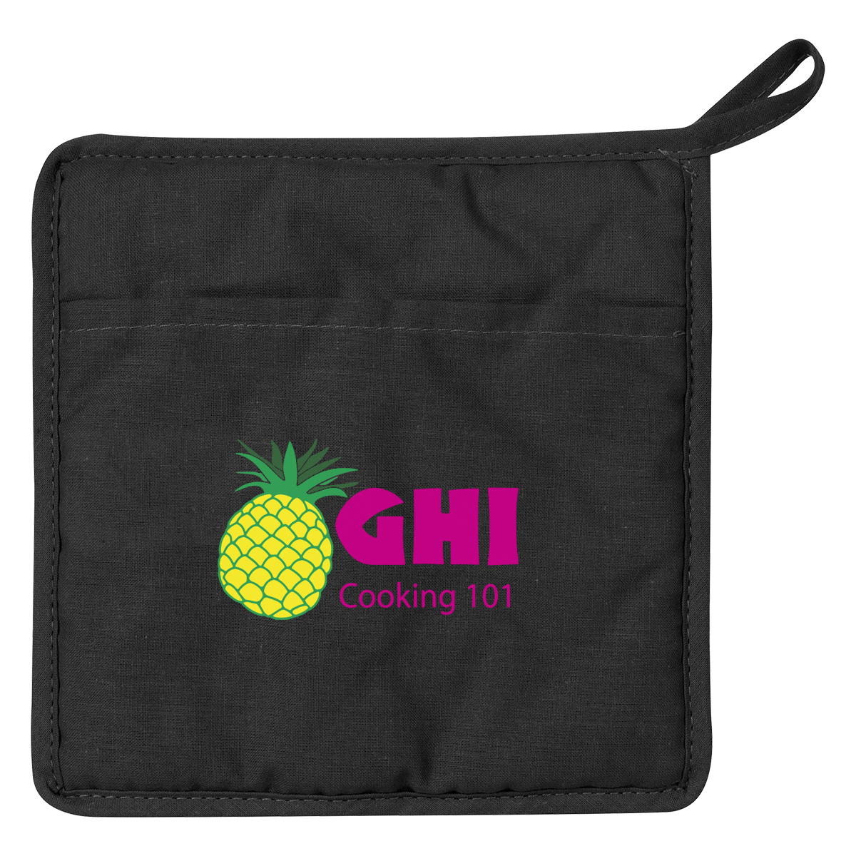 Quilted Cotton Canvas Pot Holder 1