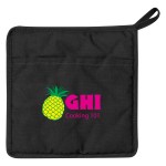 Quilted Cotton Canvas Pot Holder - 9001 BLK Colorbrite Quilted Cotton Canvas Pot Holder - 9001 BLK Colorbrite