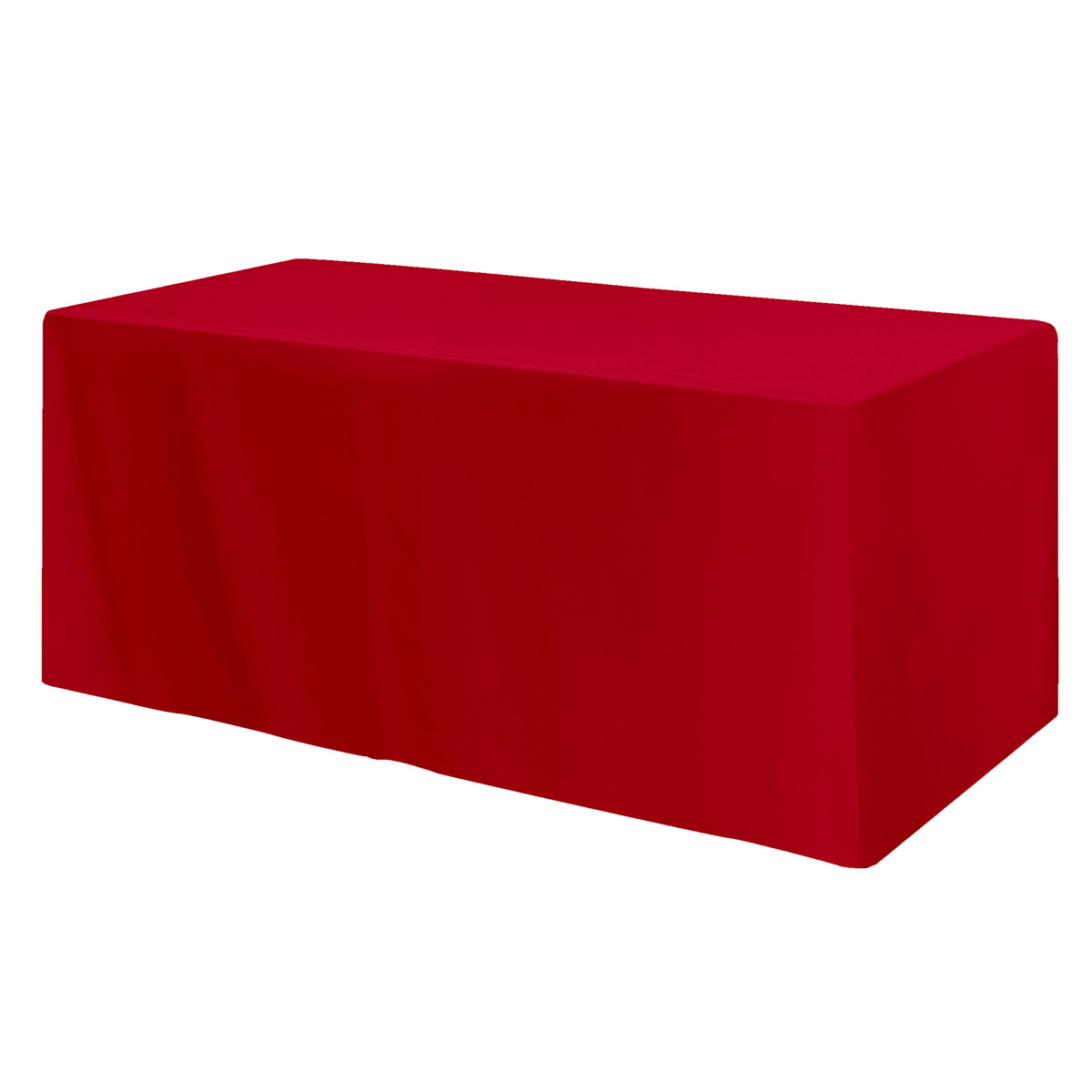 Fitted Poly/cotton 4-sided Table Cover - Fits 6' Standard Table 1